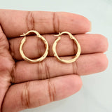 Hoop Earrings Mai 1.45 g / 3/4 in Yellow Gold 18K