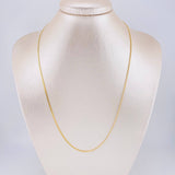 Cadena China 2.45g / 19 1/2 in / 1.5mm Oro Amarillo 18K
