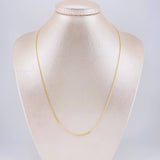 Cadena China 2.2g / 19 3/4 in / 1.8mm Oro Amarillo 18K