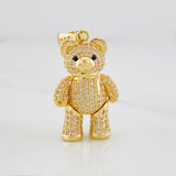 Dije Oso articulado 8.75g / 1 1/2 in Oro Amarillo 18K