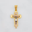 Dije Cruz cristo milagroso 3.8g / 1 1/2 in Tres Oros 18K