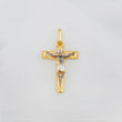 Dije Cruz cristo 1.7g / 1 in Tres Oros 18K