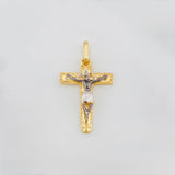Dije Cruz cristo 1.7g / 1 in Tres Oros 18K