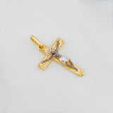 Dije Cruz cristo 1.7g / 1 in Tres Oros 18K