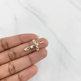 Dije Cruz cristo 1.7g / 1 in Tres Oros 18K