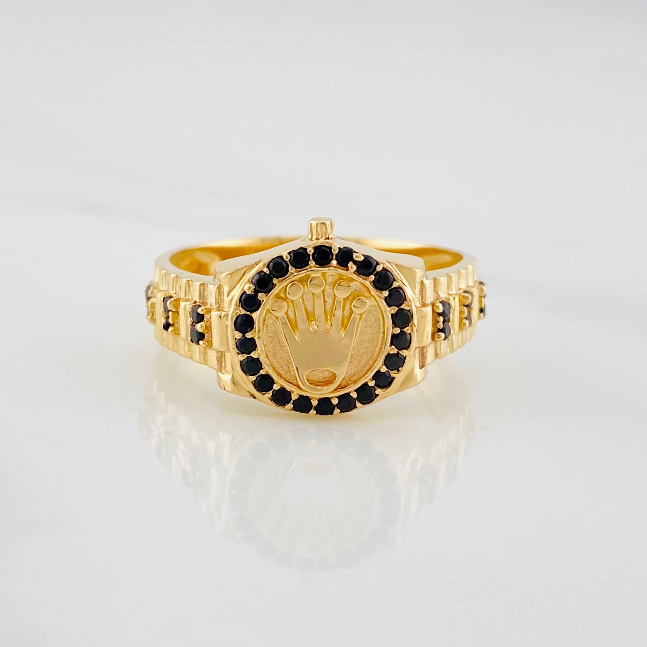 Anillo Corona 6.15g / T10 Oro Amarillo 18K