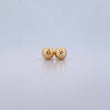 Topos Bola 1.05gr / 7mm Diamantados Oro Amarillo 18K &
