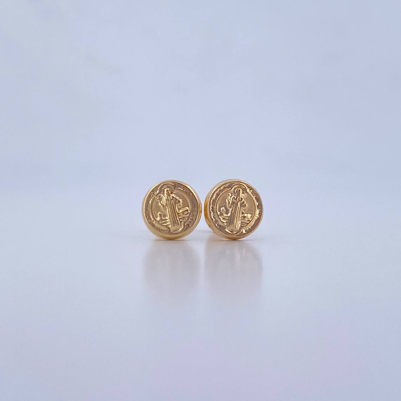 Topos San Benito 0.85gr / Troquelados Oro Amarillo 18K &
