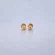 Stud Earrings Bead 0.5gr / 4mm Yellow Gold 18K &