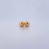 Topos Bola 0.75gr / 0.6mm Diamantados Oro Amarillo 18K $