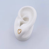 Topos Silueta Corazon 0.95gr / Liso Oro Amarillo 18K &
