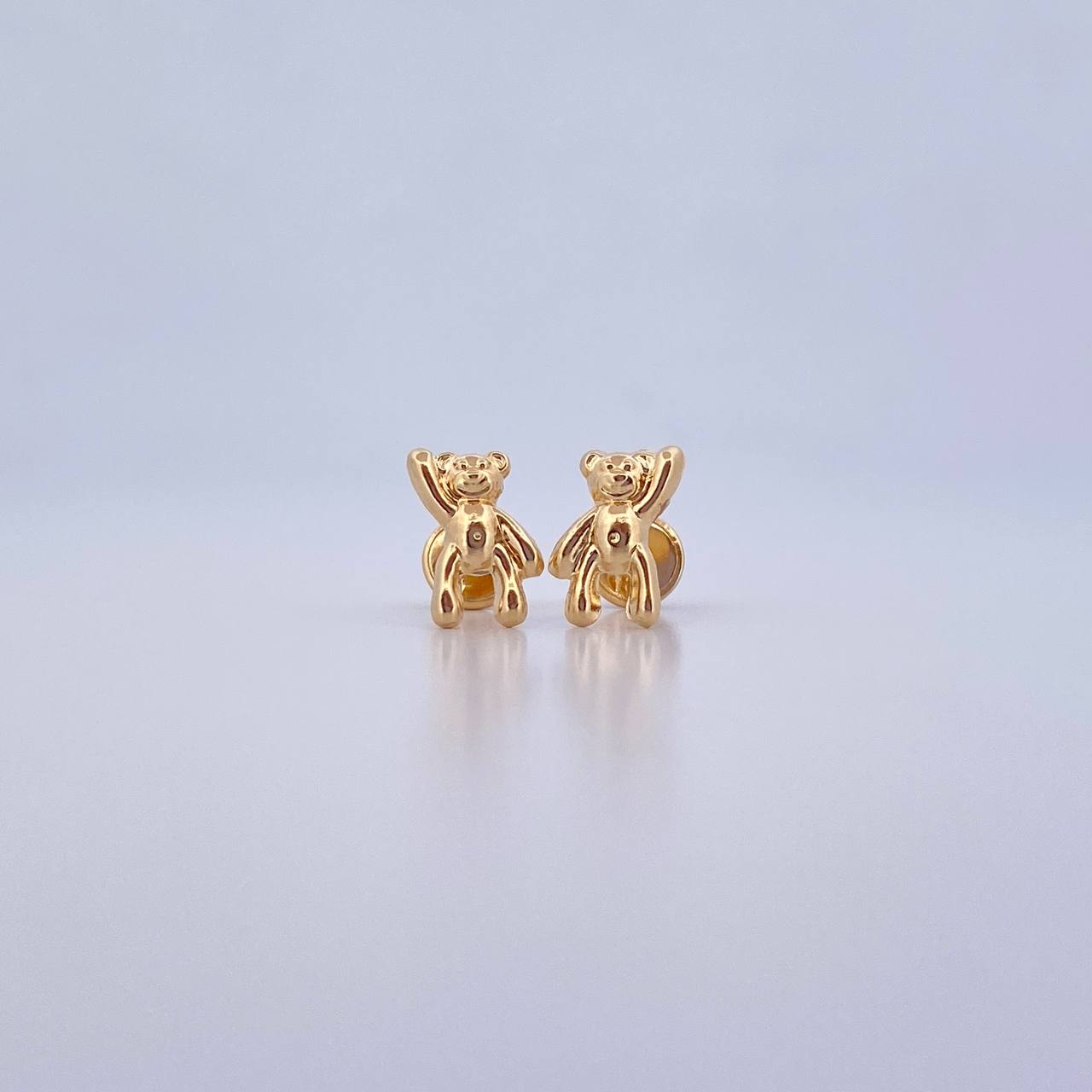 Topos Oso 0.75gr / Lisas Oro Amarillo 18K &