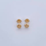 Virgin Guadalupe Stud Earrings 0.65gr / 18K Gold &