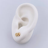 Stud Earrings Infinity 0.65gr / Yellow Gold 18K &