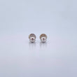 Topos Bola 0.55gr / 4mm Diamantados Oro Blanco 18K &