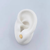 Virgin Guadalupe Stud Earrings 0.65gr / 18K Gold &