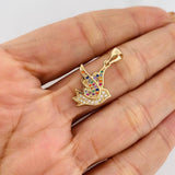 Dije Pajaro 2.2g / 1 in Oro Amarillo 18K