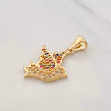 Dije Pajaro 2.2g / 1 in Oro Amarillo 18K