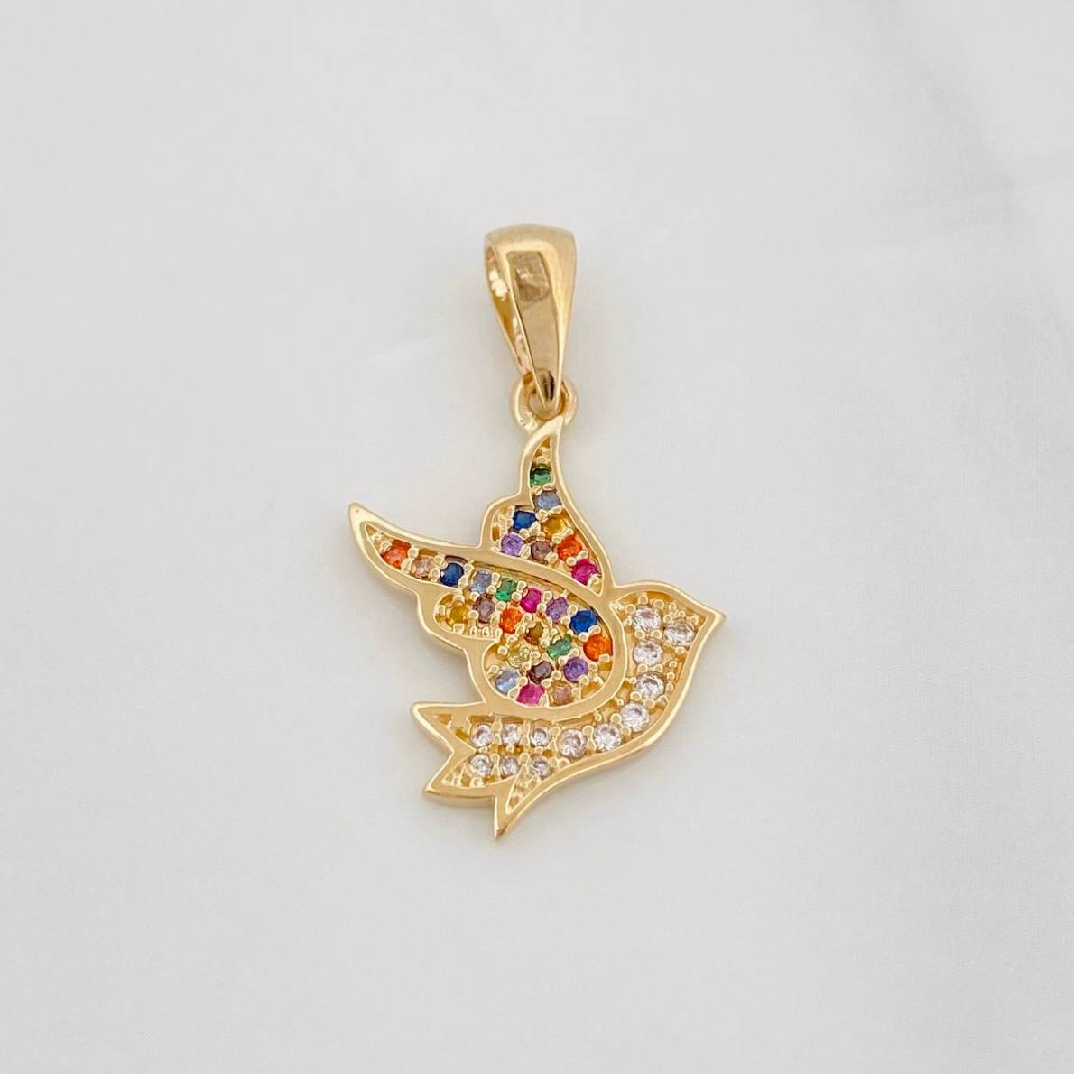 Dije Pajaro 2.2g / 1 in Oro Amarillo 18K