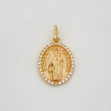 Dije Medalla Virgen del Carmen 2.3g / 1 in Oro Amarillo 18K