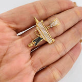 Dije Arma Mini Uzi 3.75g / 1 1/4 in Oro Amarillo 18K