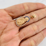 Dije Virgen del Carmen 4.15g / 1 1/4 in Oro Amarillo 18K