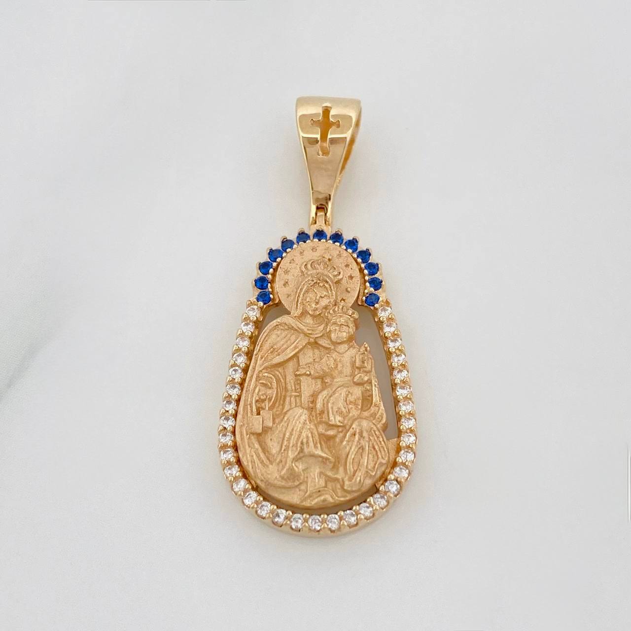 Dije Virgen del Carmen 4.15g / 1 1/4 in Oro Amarillo 18K