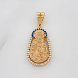 Dije Virgen del Carmen 4.15g / 1 1/4 in Oro Amarillo 18K