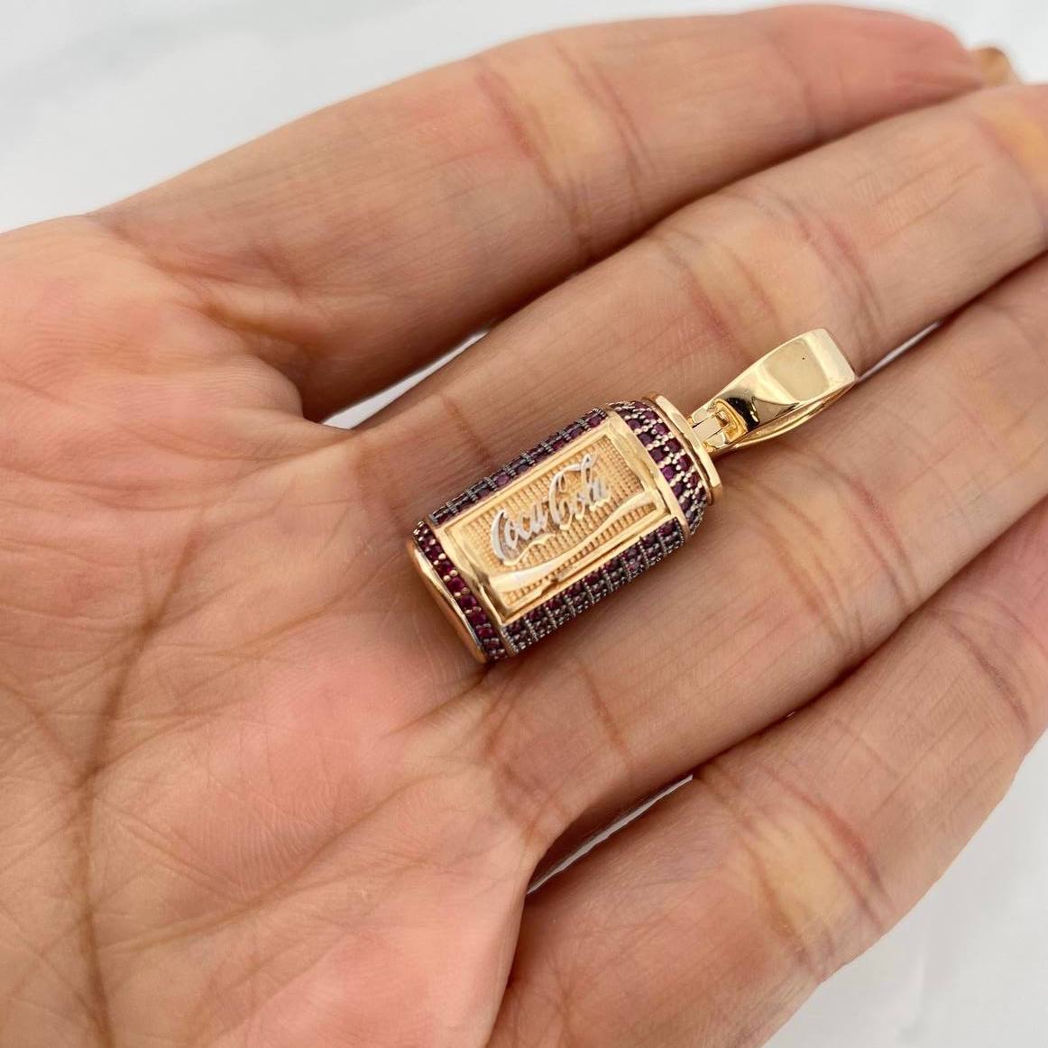 Dije Bebida 8.1g / 1 1/4 in Tres Oros 18K