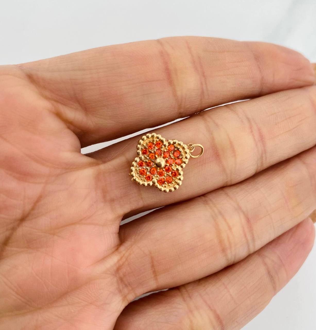 Dije Trebol 2.75g / 1/2 in Oro Amarillo 18K