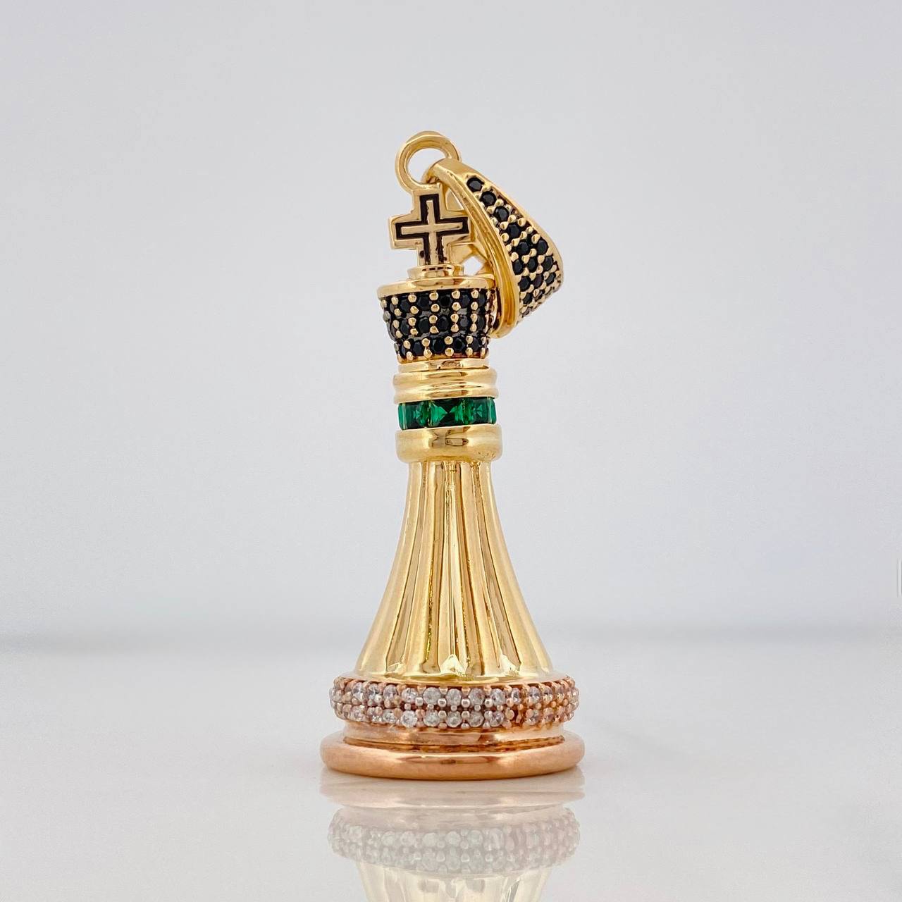 Dije Rey Ajedrez 10.2g / 2 in Tres Oros 18K