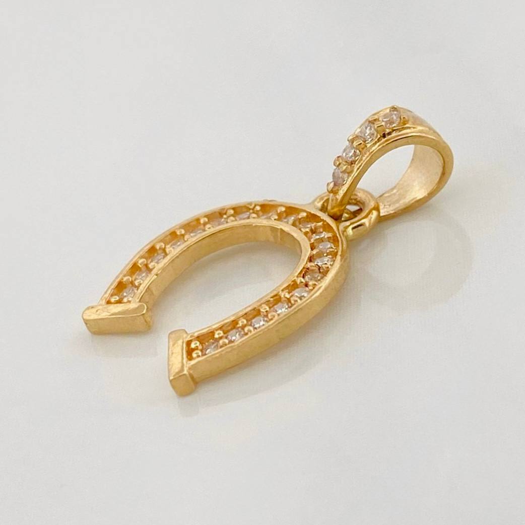 Dije Herradura 1.05g / 3/4 in Oro Amarillo 18K