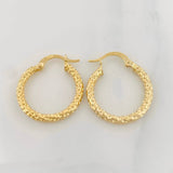 Candongas Tefi 1.45g / 3/4 in Oro Amarillo 18K