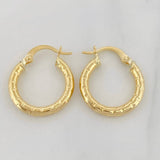 Candongas Kataleya 1.75g / 3/4 in Oro Amarillo 18K