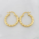 Candongas Yudi 1.7g / 3/4 in Oro Amarillo 18K