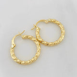 Candongas Yudi 1.7g / 3/4 in Oro Amarillo 18K