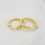 Candongas Yudi 1.7g / 3/4 in Oro Amarillo 18K