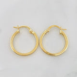 Candongas Vick 1.15g / 3/4 in Oro Amarillo 18K