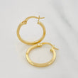 Candongas Vick 1.15g / 3/4 in Oro Amarillo 18K