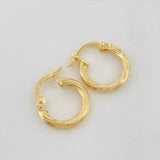 Candongas Arielle 0.9g / 1/2 in Oro Amarillo 18K