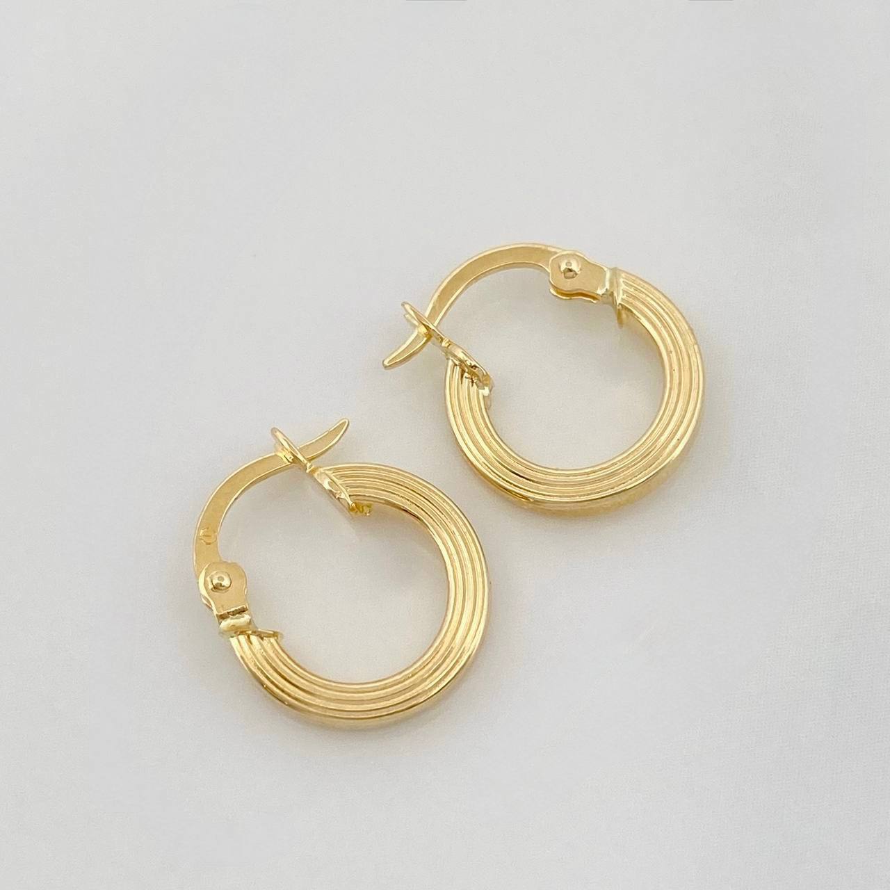 Candongas Miku 1g / 3/4 in Oro Amarillo 18K