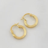 Candongas Miku 1g / 3/4 in Oro Amarillo 18K