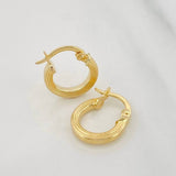 Candongas Miku 1g / 3/4 in Oro Amarillo 18K