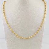 Cadena Militar 9.6g / 20 1/4 in / 4mm Oro Amarillo 18K