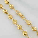 Cadena Militar 9.6g / 20 1/4 in / 4mm Oro Amarillo 18K