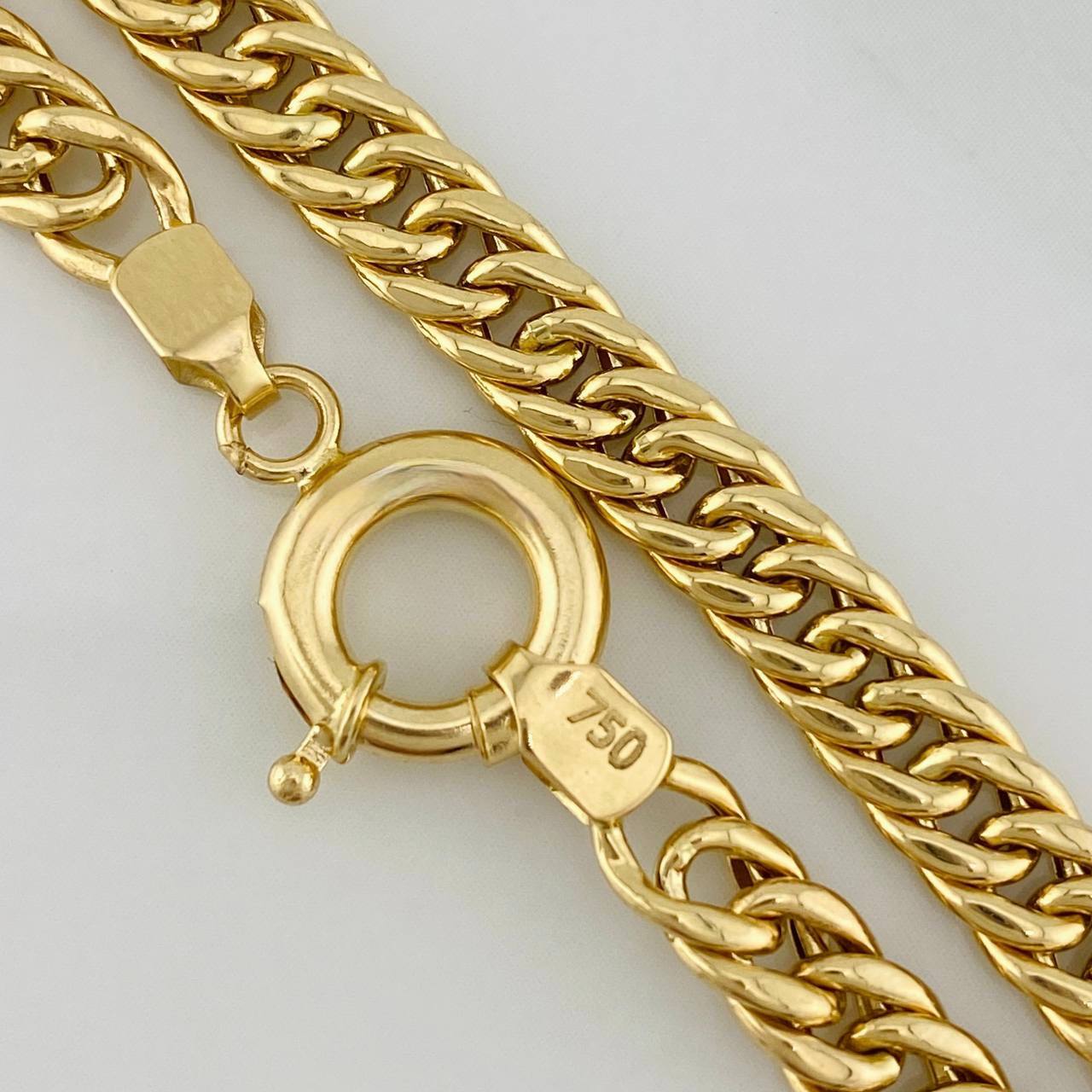 Pulso Cubano 6.4g / 7 3/4 in / 5.48mm Oro Amarillo 18K