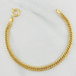 Pulso Cubano 6.4g / 7 3/4 in / 5.48mm Oro Amarillo 18K