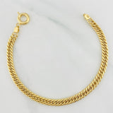 Pulso Cubano 6.4g / 7 3/4 in / 5.48mm Oro Amarillo 18K
