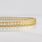 Pulso Aro Circular 6.3g / 7 in / 4.28mm Oro Amarillo 18K
