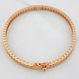 Pulso Aro Círculos 6.65g / 7 3/4 in / 4.5mm Oro Rosa 18K